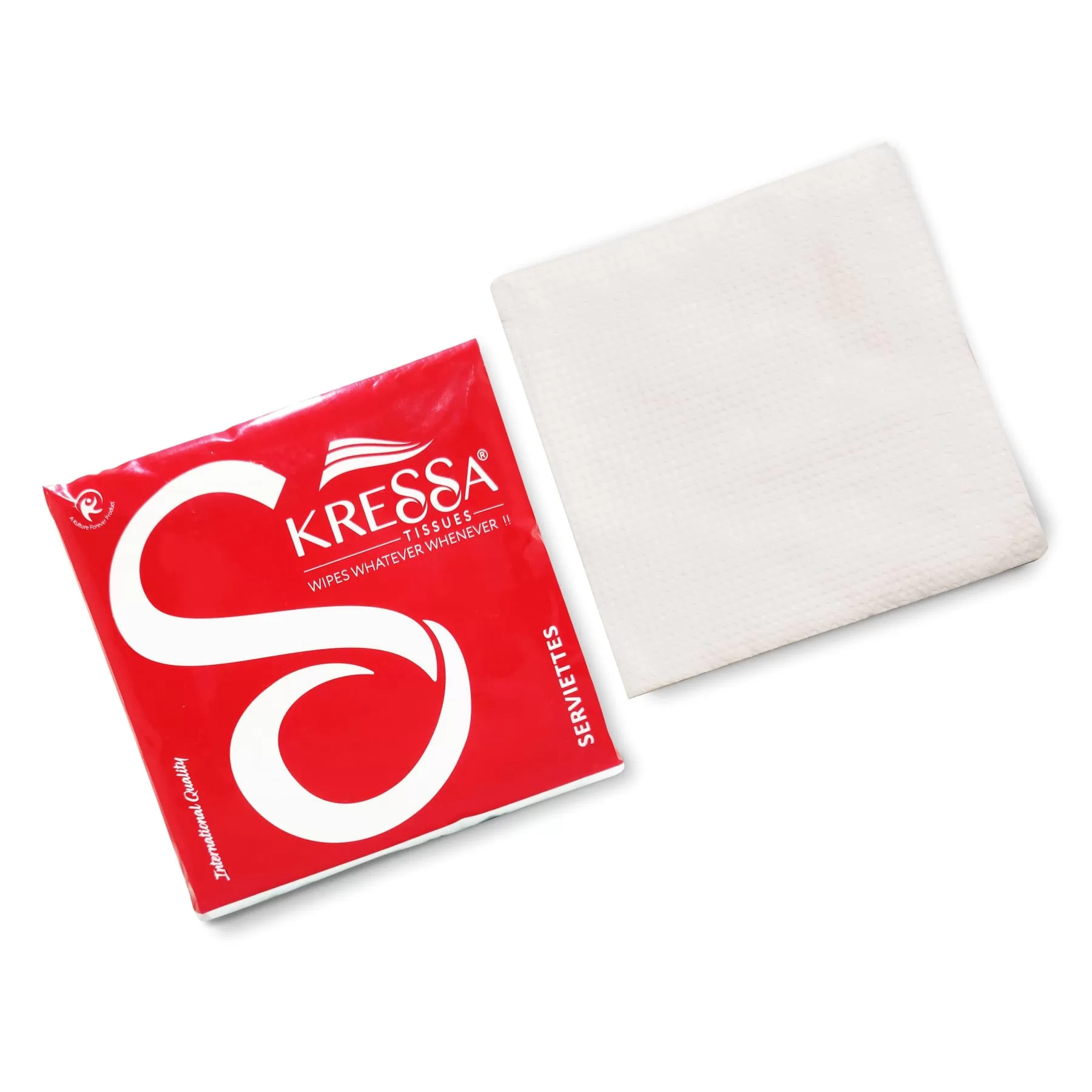 Kressa Paper Napkin | Serviettes 30X30 CM 1 Ply Single Pack 100 Pulls - Image 4