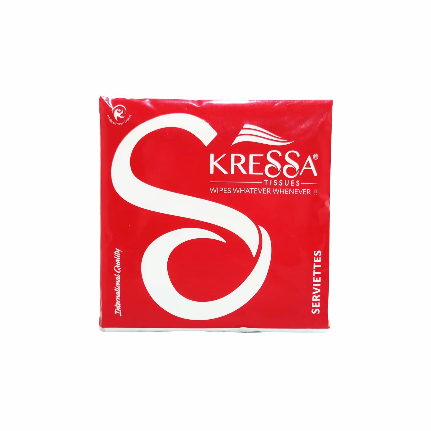 Kressa Paper Napkin | Serviettes 30X30 CM 1 Ply Single Pack 100 Pulls