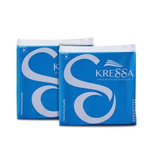 Kressa Paper Napkin | Serviettes 30X30 CM 1 Ply Pack of 2 – 160 Pulls